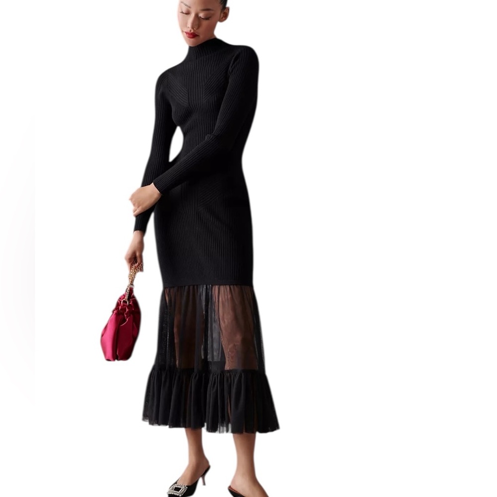 Elegant Black Maxi Dress